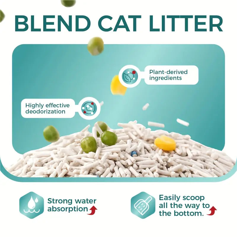 Tofu & Tapioca Blend Cat Litter,3pack