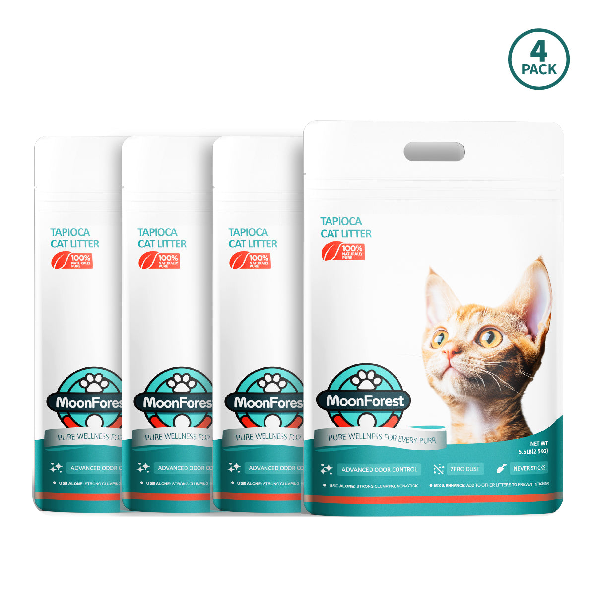Tapioca Cat Litter, 3pack/4pack